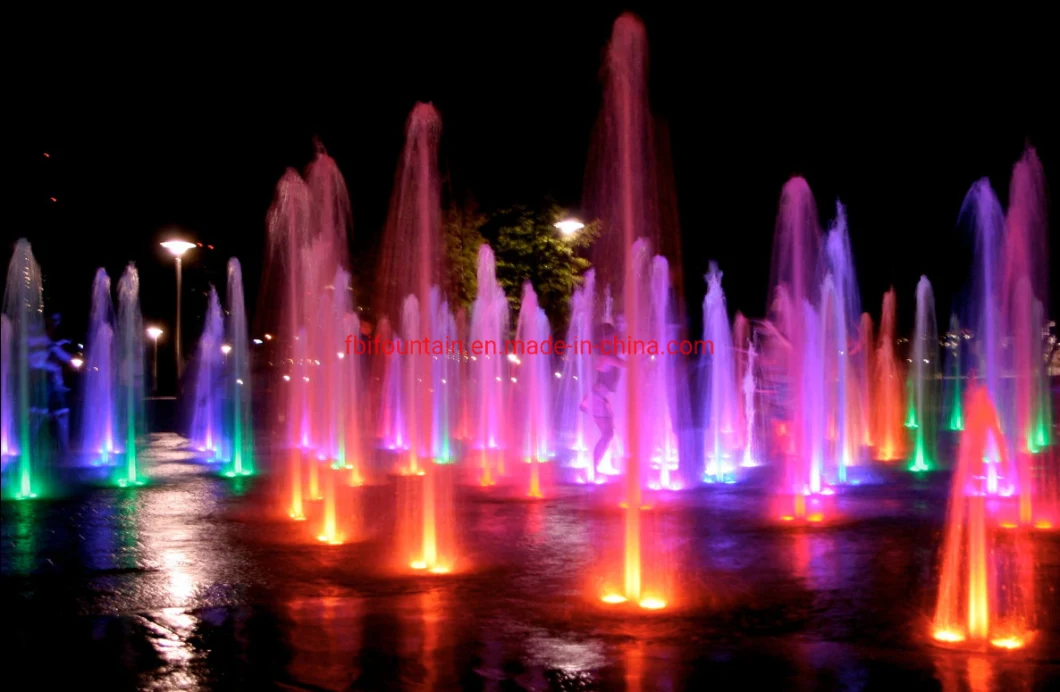 Factory Supply Color Changeable Portable Musical Dancing Water Fountain