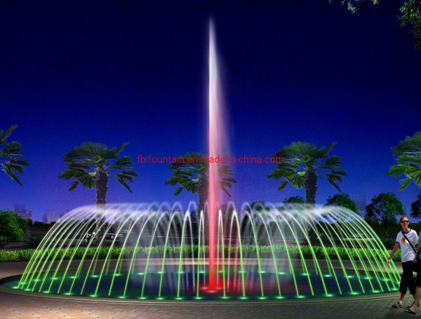 0.5m Spray Height Gushing Fountain with RGB Lights