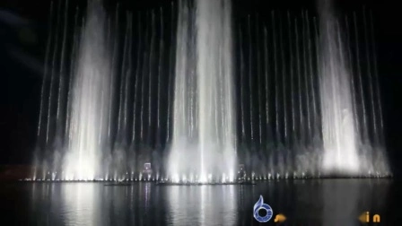 Fontaine lumineuse à LED montée au sol avec une longue durée de vie