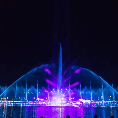 Fontaine de film d'écran d'eau de danse de musique de fournisseur professionnel