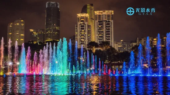 Fontaines d'eau musicales de danse d'étang de mer de lac flottant de fournisseur de la Chine 22m