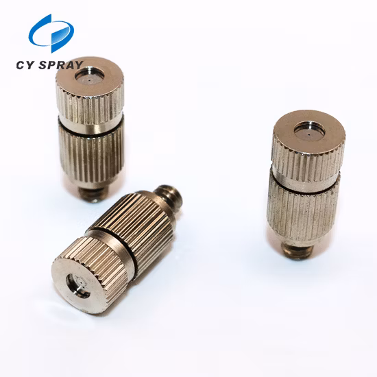 Buse d'atomisation basse pression en laiton, éjecteur de pulvérisation artificiel, buse de dépoussiérage de refroidissement