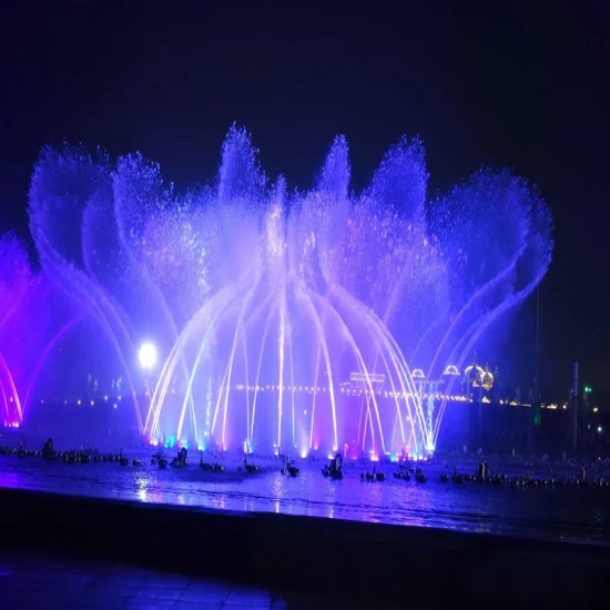 Fontaine de plancher sec de danse musicale amusante avec lumières LED,Fabrication de conception et d'installation de fontaine la plus élevée,Tous les équipements de fontaine,Toute la fontaine dont vous avez besoin